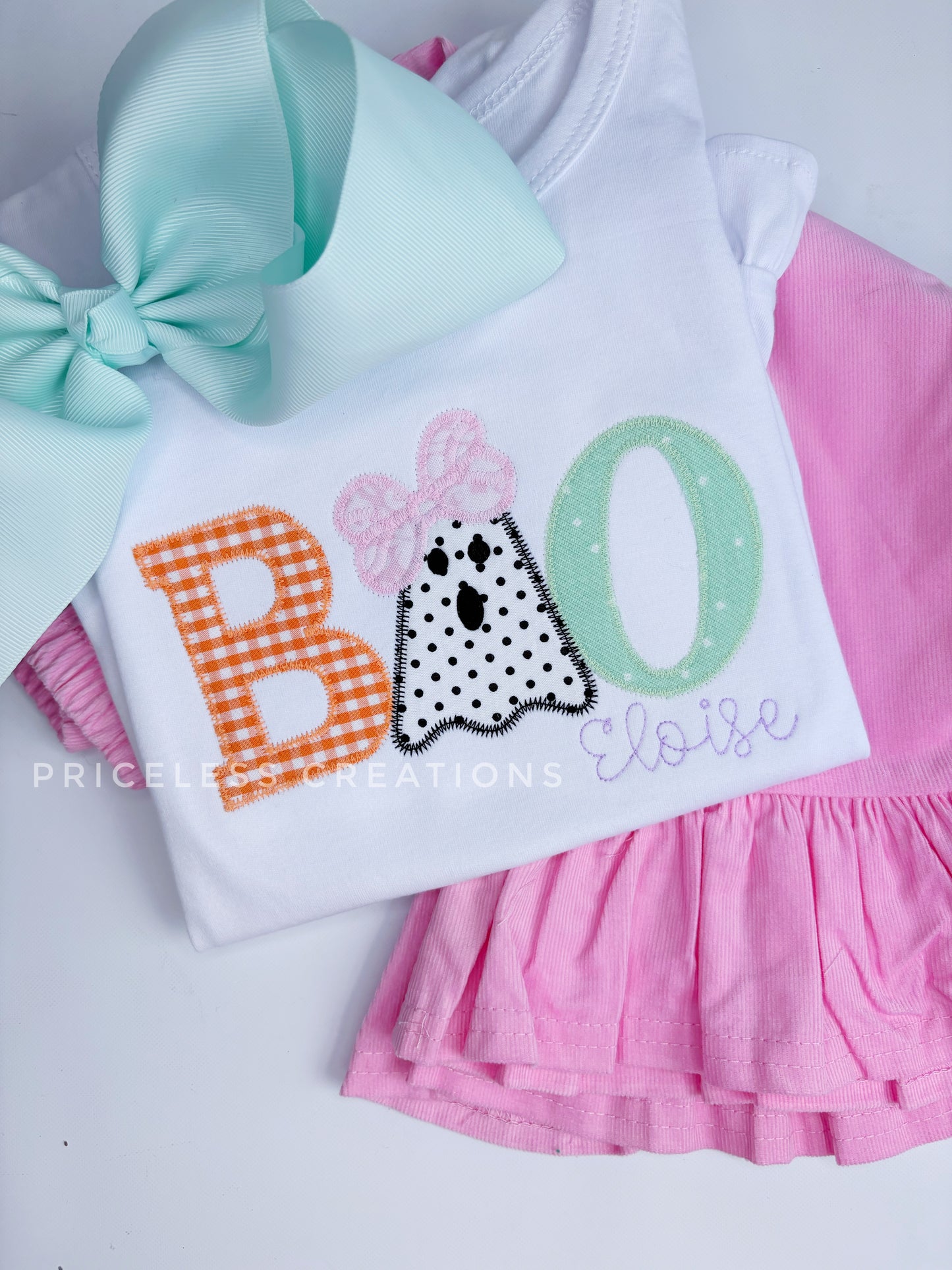 Girl's Halloween BOO shirt