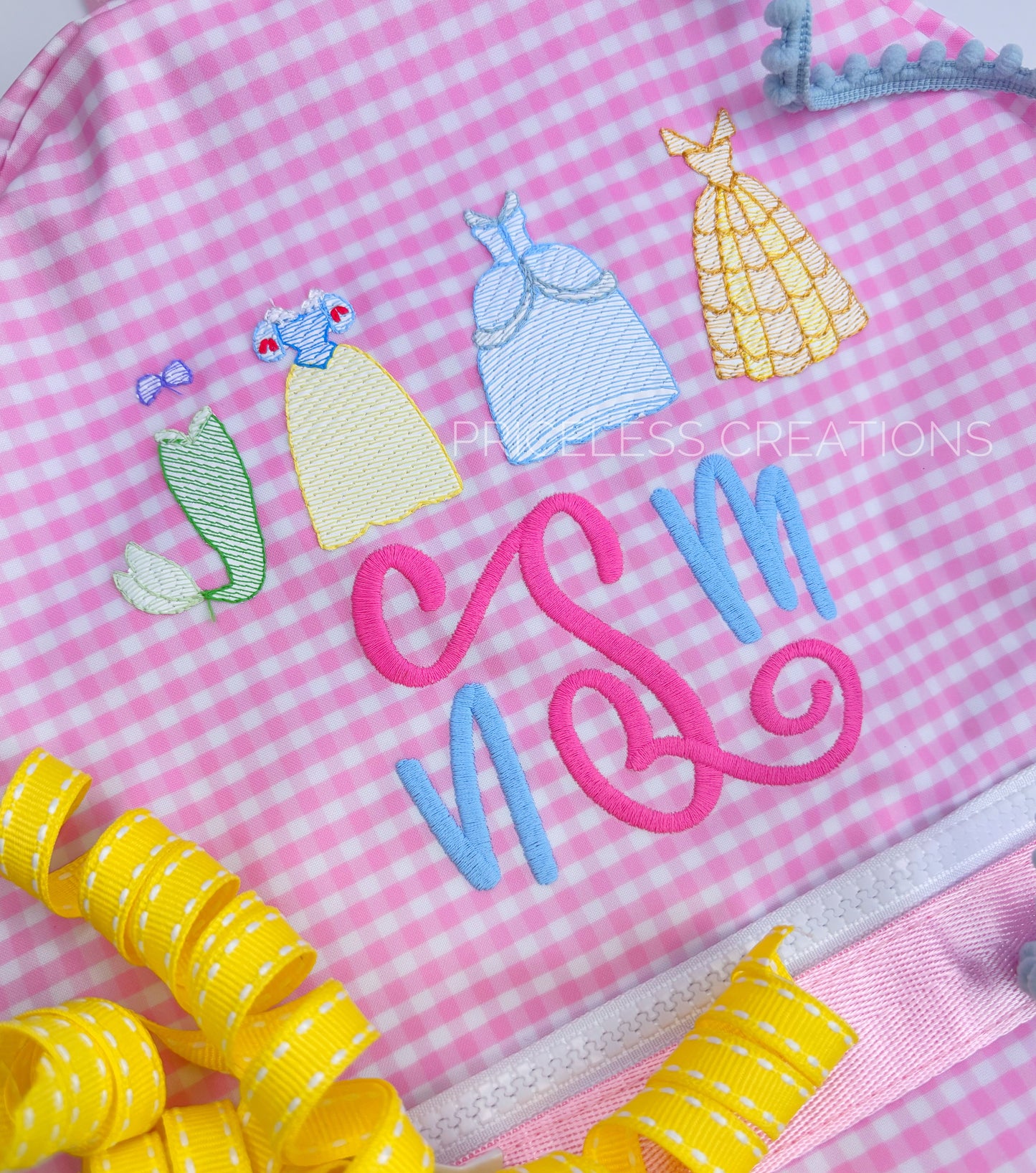 Princess Dresses Wipeable Backpack