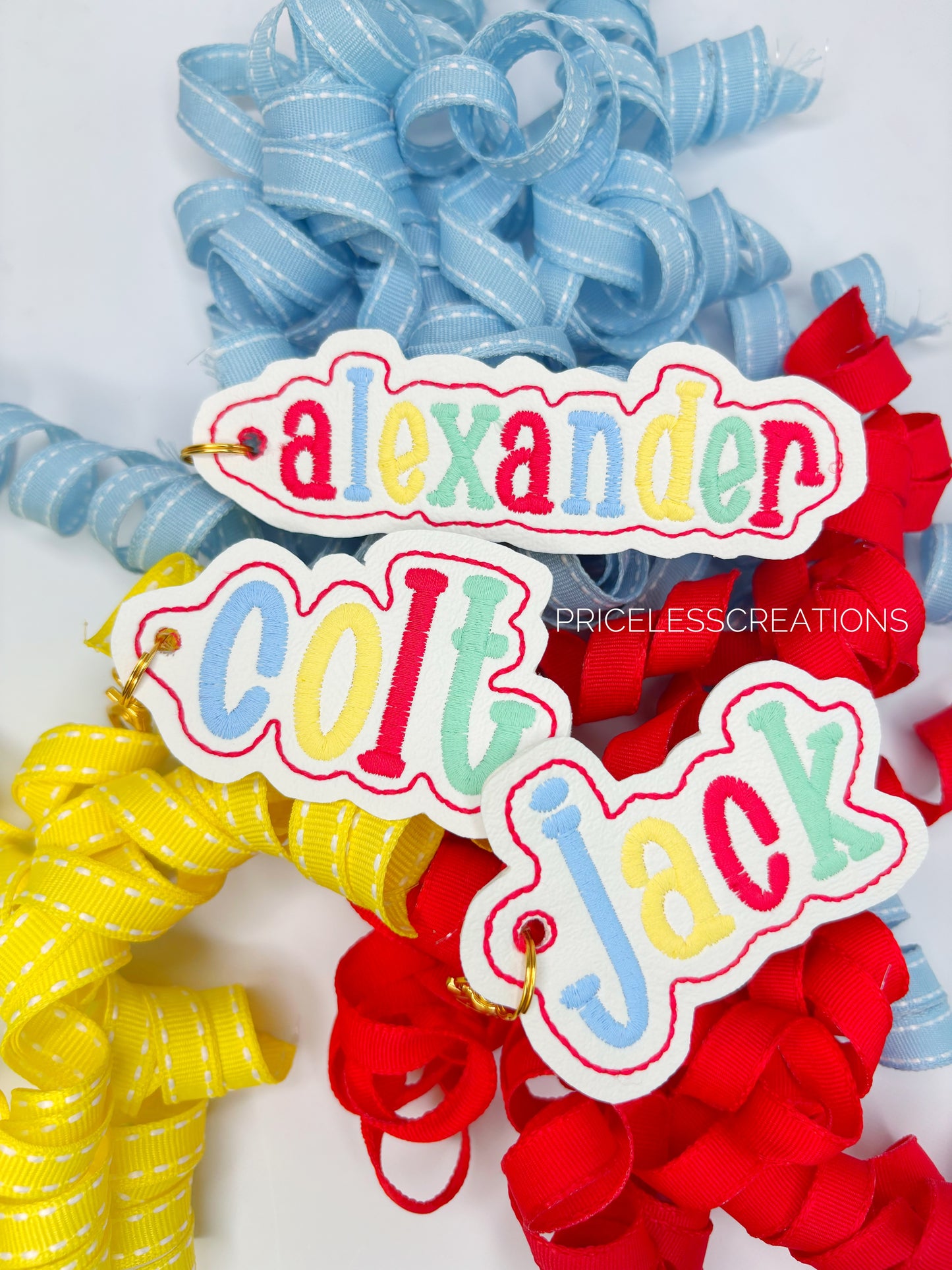 Custom Canvas Bag Tag/ Key Chain