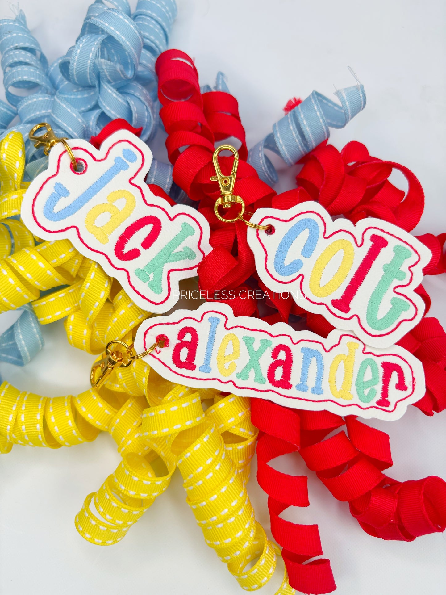 Custom Canvas Bag Tag/ Key Chain