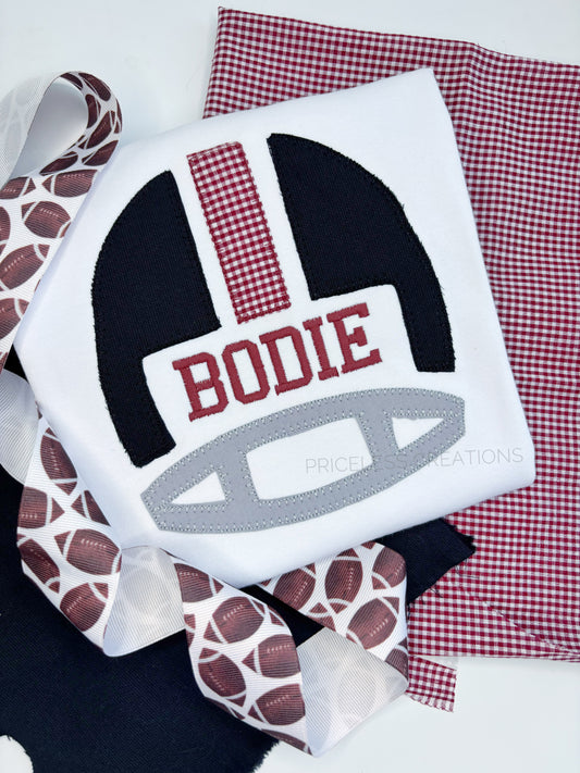 Boy's Football Helmet Custom Design