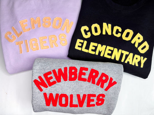 2025 Team Felt Sweatshirts