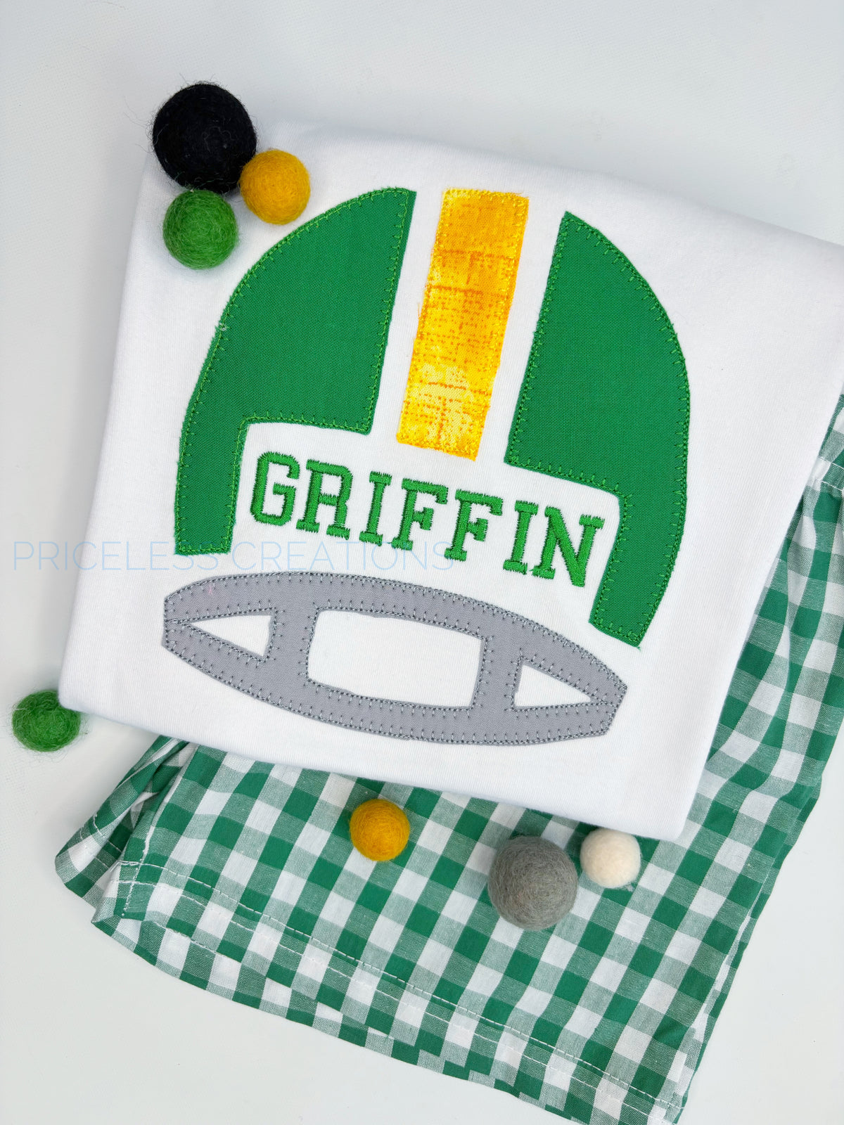 Boy's Football Helmet Custom Design