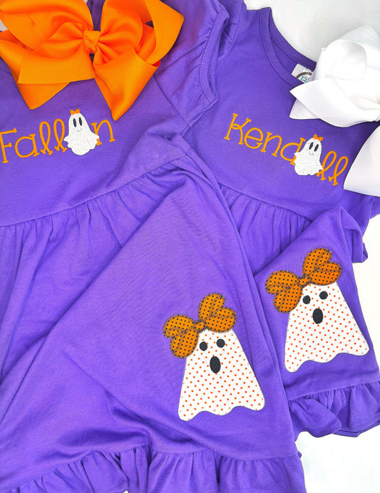 Bow-tiful Ghost Halloween Dress