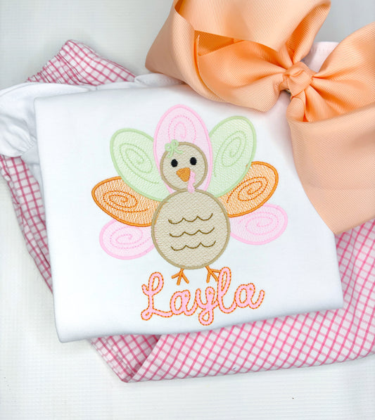 Turkey Girl Sketch Design