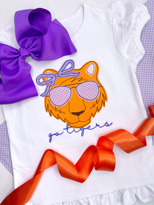 Too Cool Cat Applique Design