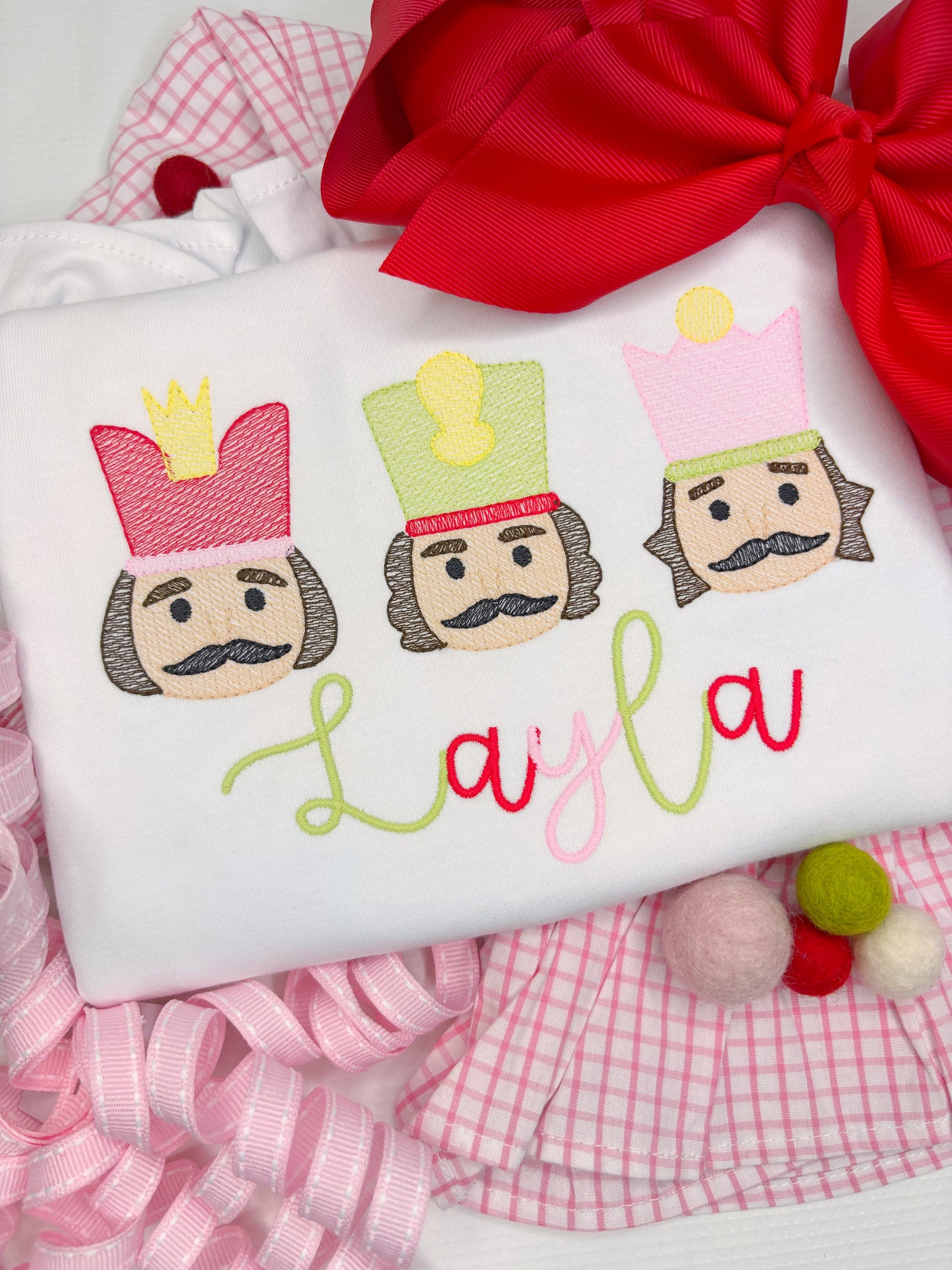 Nutcracker Face Trio Sketch Design