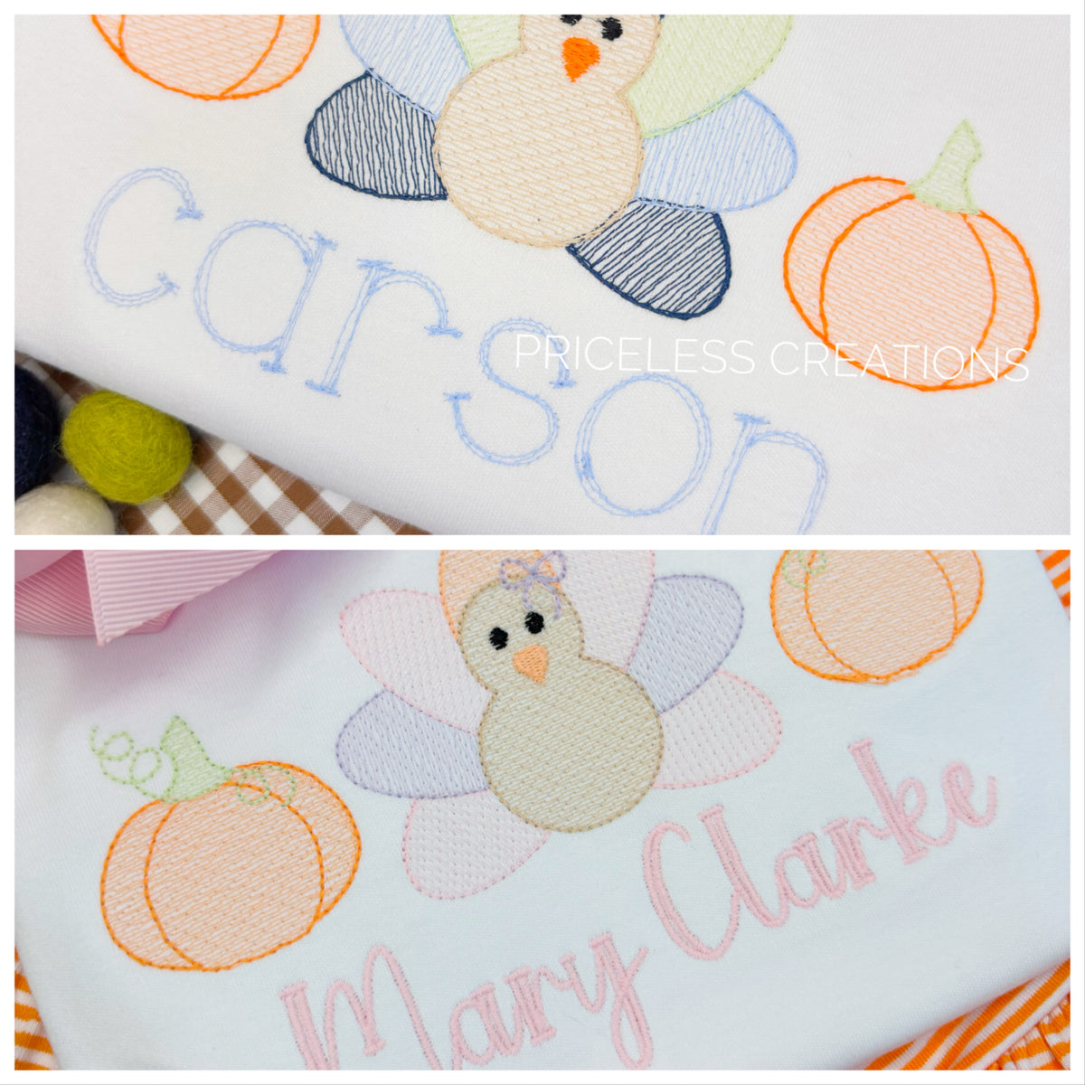 Turkey & Pumpkin Sketch Design '26