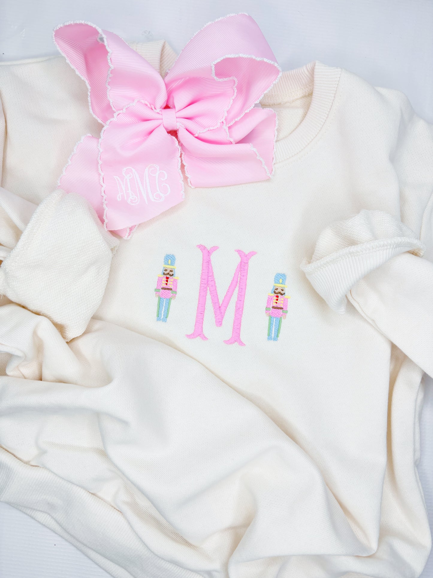 Pastel Nutcrackers with Fishtail Monogram