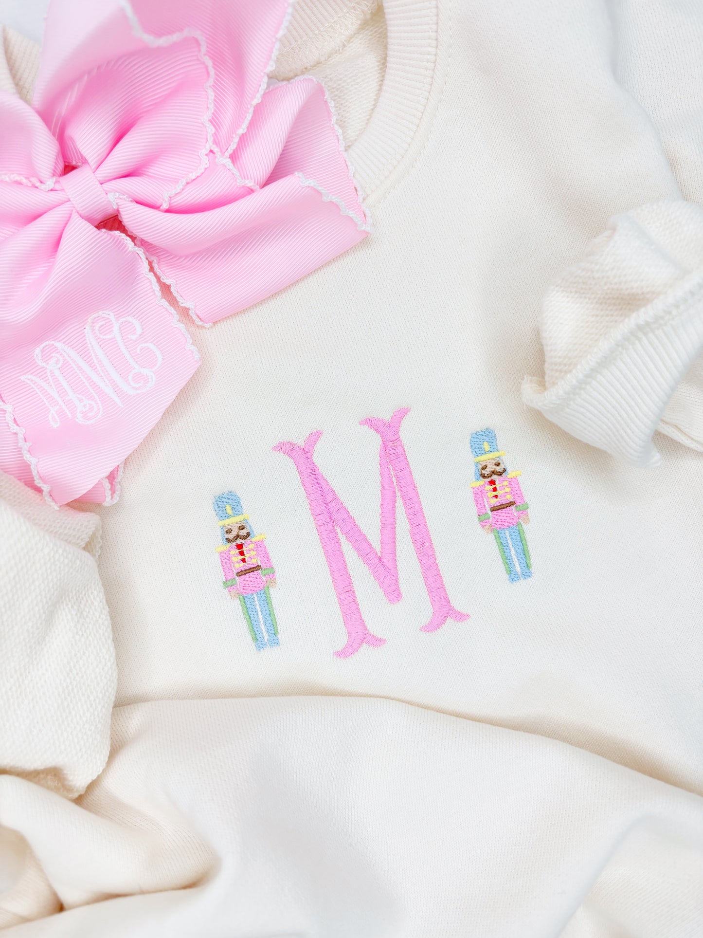 Pastel Nutcrackers with Fishtail Monogram