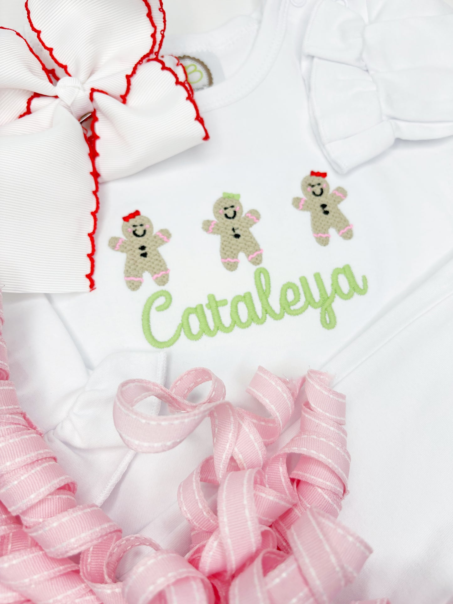 Girl's Gingerbread Trio Design