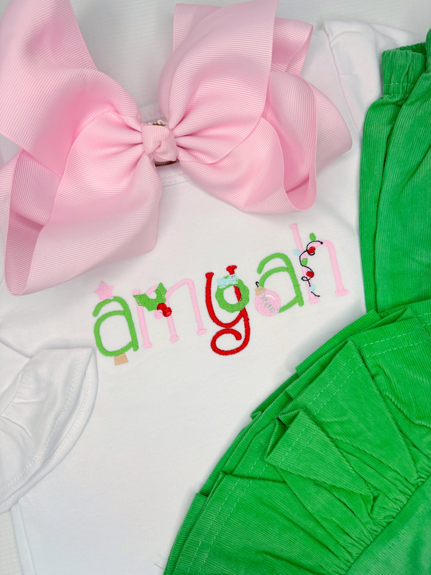 Festive Christmas Alphabet Name