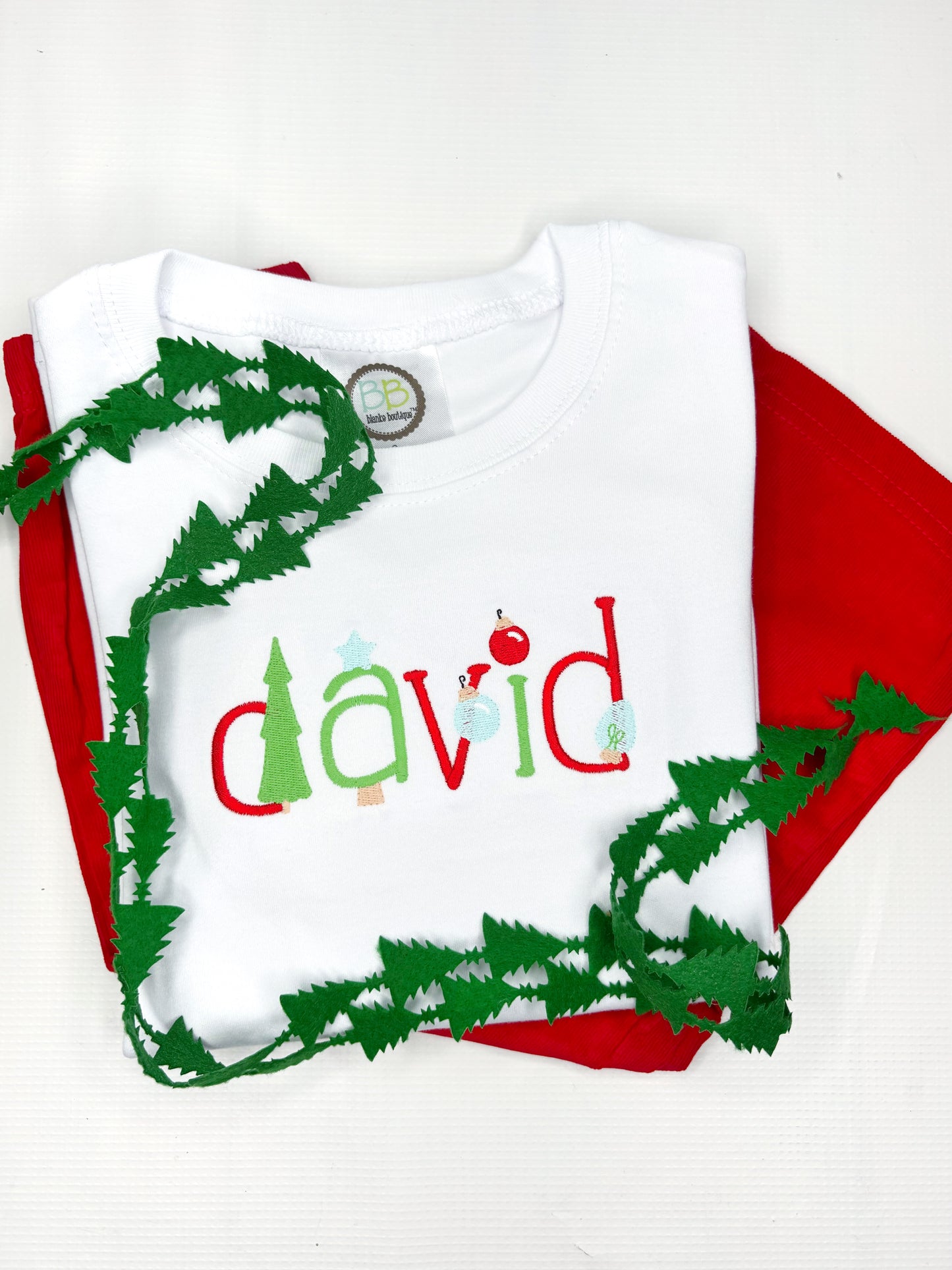 Festive Christmas Alphabet Name
