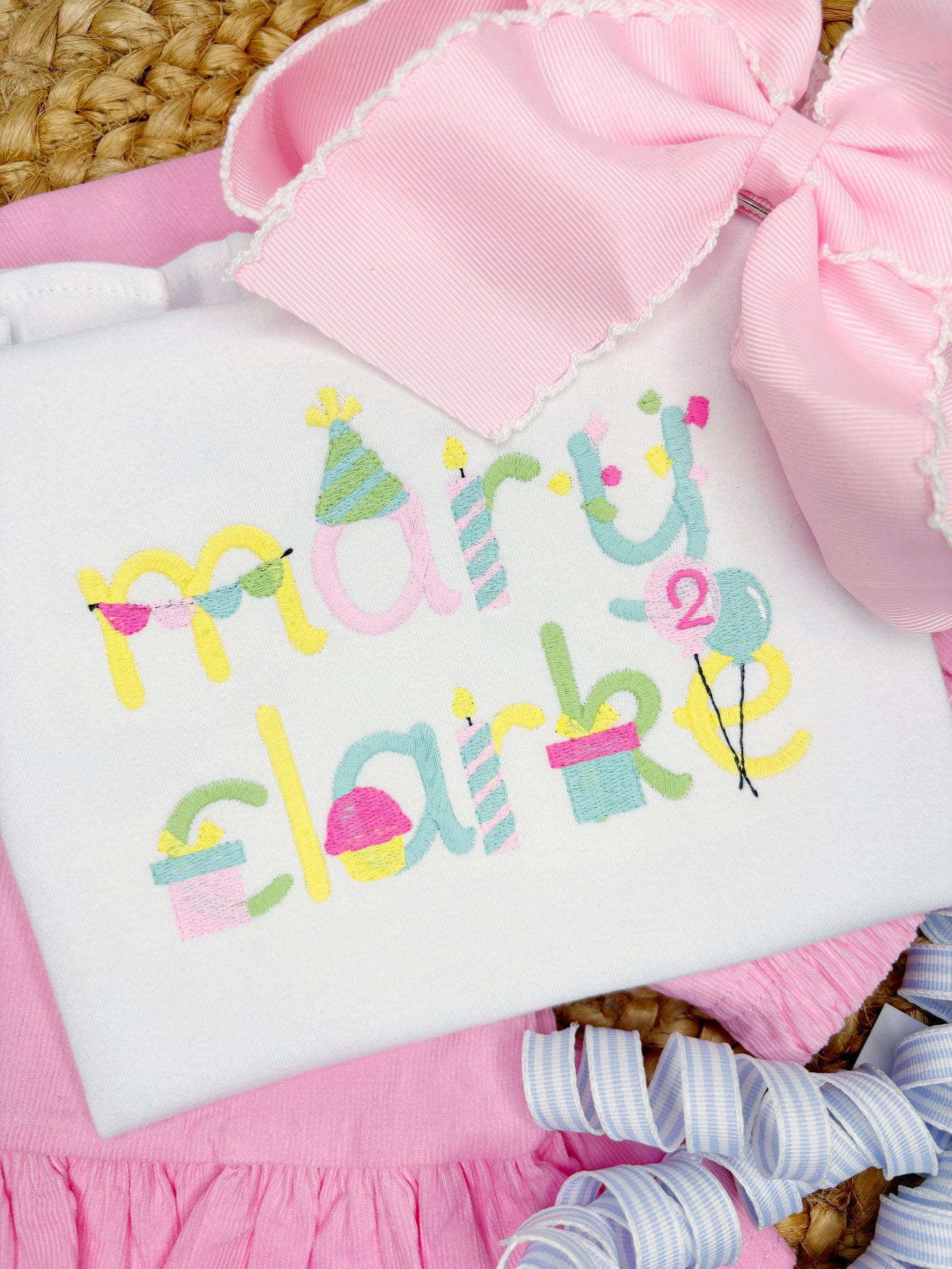 Birthday Alphabet Design