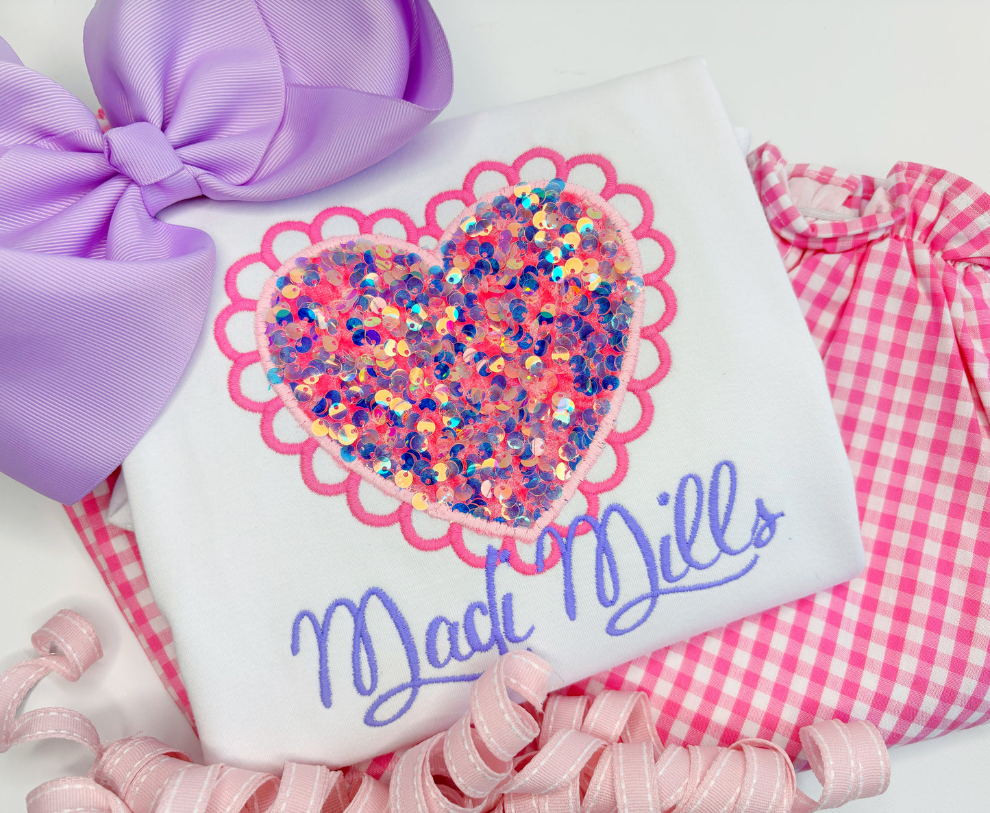 Spakrly Scalloped Heart Design