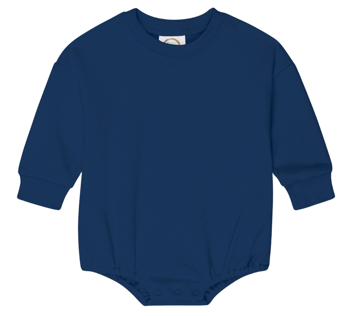 Unisex Initial Sweatshirt Bubble with tiny dot fabric
