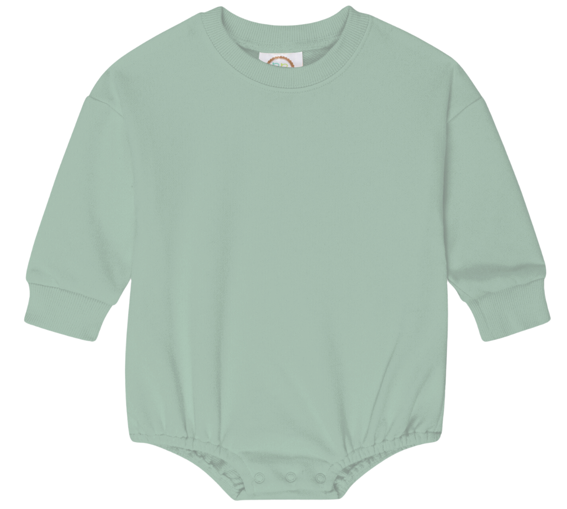 Unisex Initial Sweatshirt Bubble with tiny dot fabric