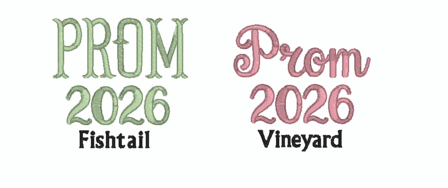 Bouquet Sashes for Prom 2026