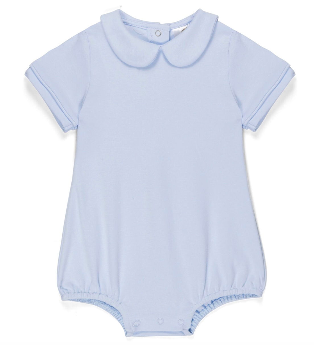 Single Initial Boy's Peter Pan Collar Bubble