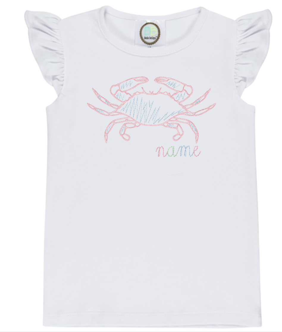 Sketchy Crab Summer Design
