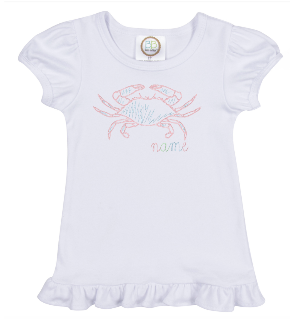 Sketchy Crab Summer Design