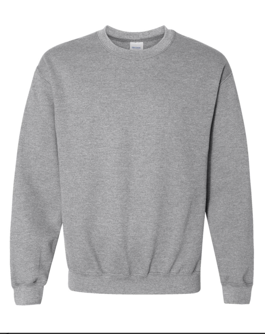 Single Letter with Optional Number Mascot Sweatshirt