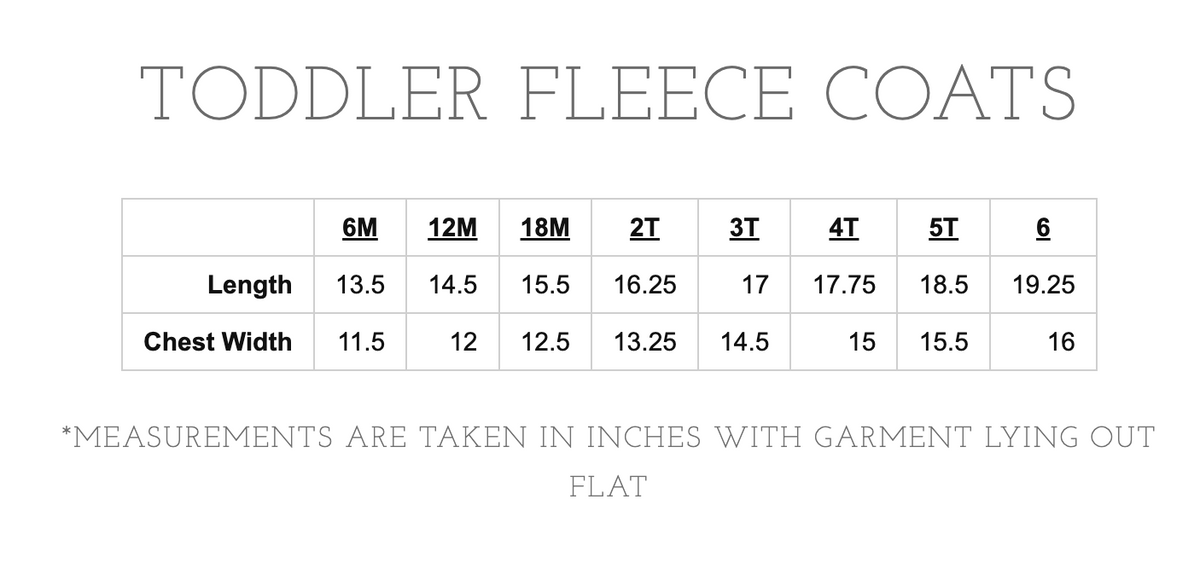 Child's Fleece Velcro Tab Coats