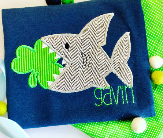 St. Patty's Day Shark Design